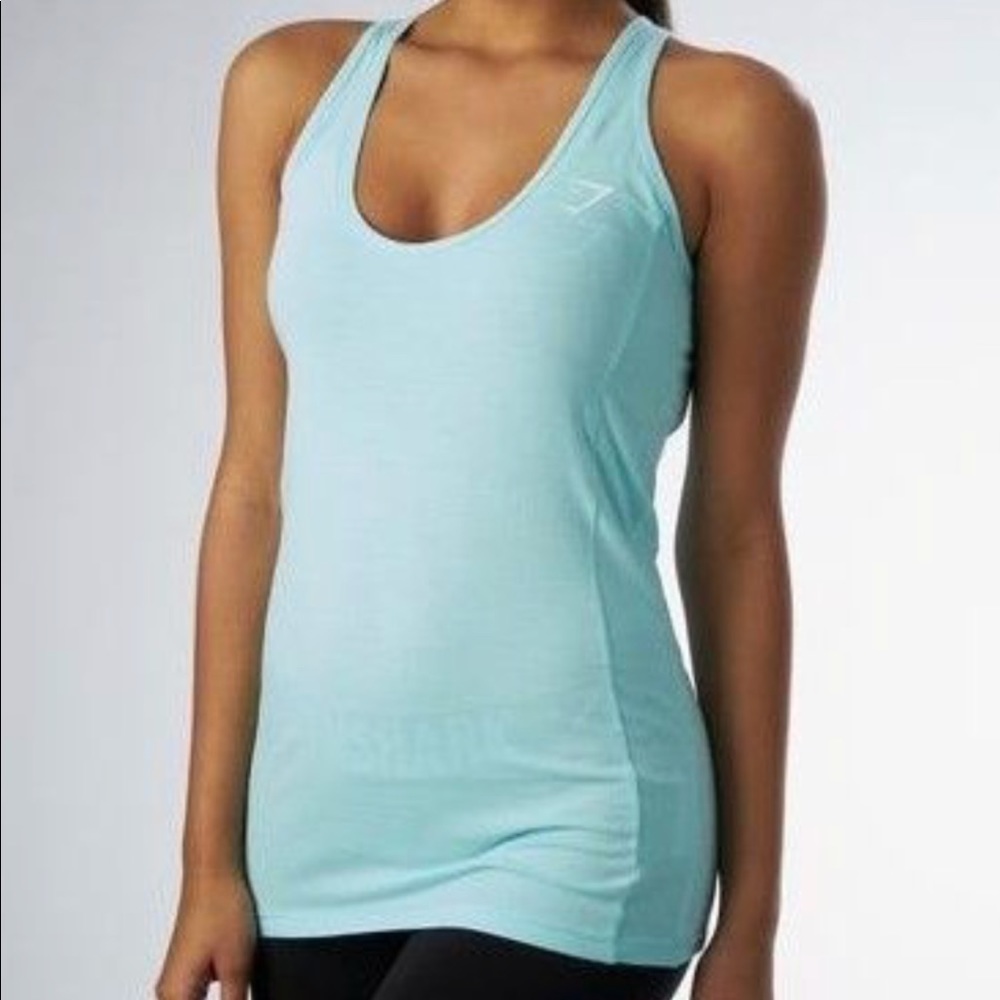 Tempo vest in Pale Turquoise